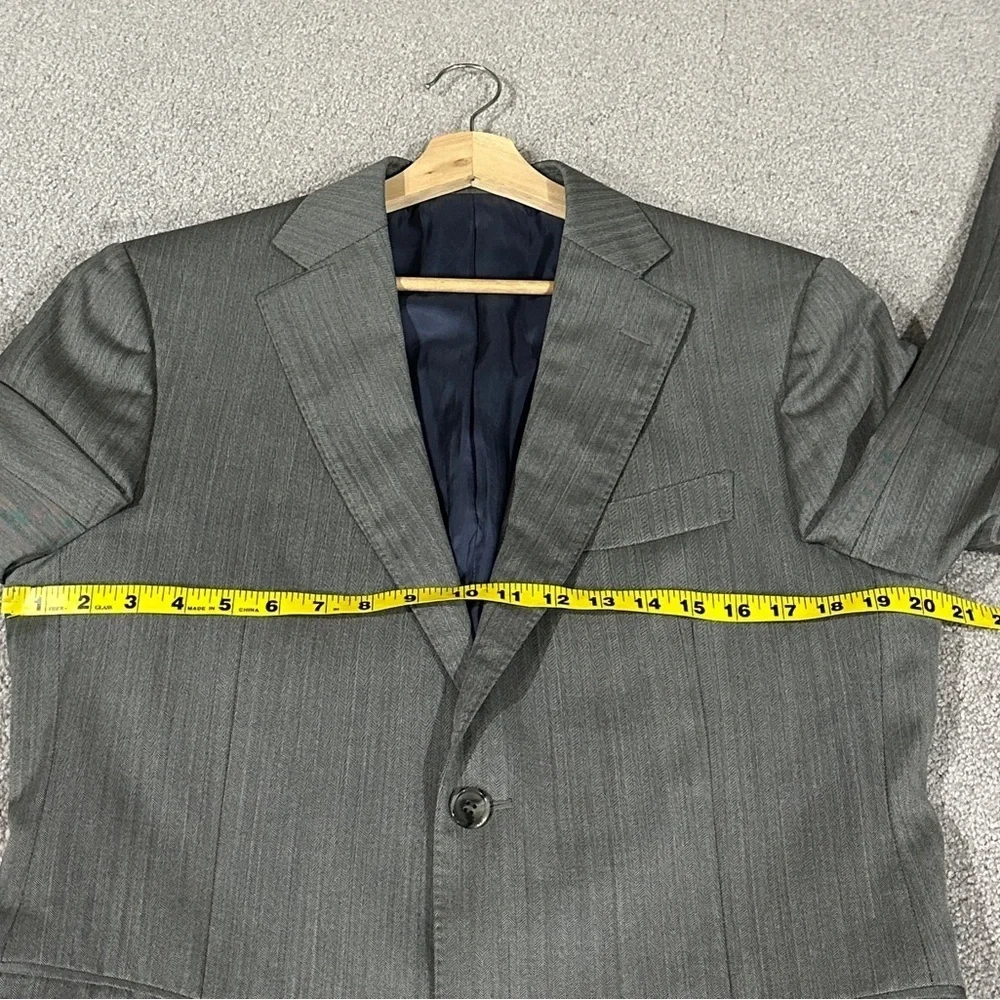 SuitSupply Gray Napoli Blazer Pure Wool Super 110’s